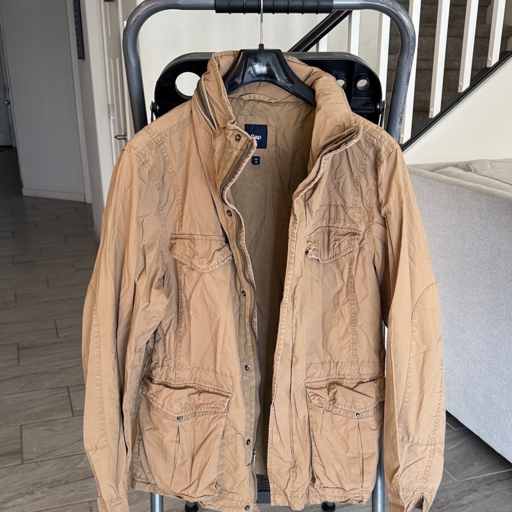 GAP Men's Light Brown Military Jacket